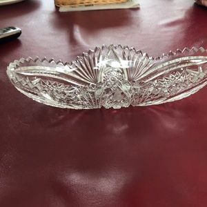 Vintage crystal dish